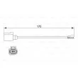 Contact d'avertissement, usure des plaquettes de frein BOSCH 1 987 474 512 - Visuel 1