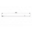 Contact d'avertissement, usure des plaquettes de frein BOSCH 1 987 474 561 - Visuel 1