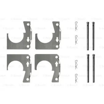 Kit d'accessoires, plaquette de frein à disque BOSCH