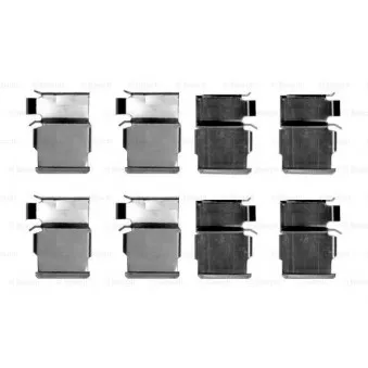 Kit d'accessoires, plaquette de frein à disque BOSCH 1 987 474 605