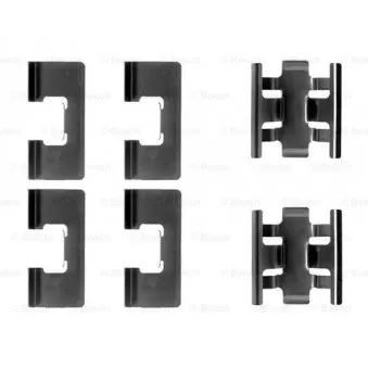 Kit d'accessoires, plaquette de frein à disque BOSCH 1 987 474 608