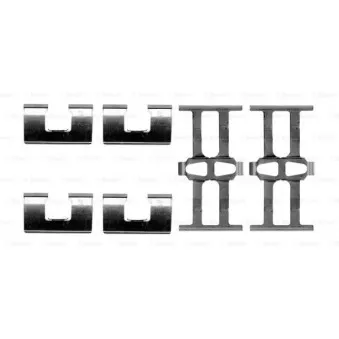 Kit d'accessoires, plaquette de frein à disque BOSCH 1 987 474 610