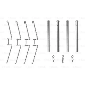 Kit d'accessoires, plaquette de frein à disque BOSCH 1 987 474 611