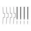 Kit d'accessoires, plaquette de frein à disque BOSCH 1 987 474 614 - Visuel 1