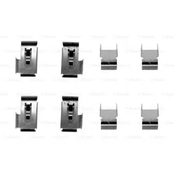 Kit d'accessoires, plaquette de frein à disque BOSCH 1 987 474 616