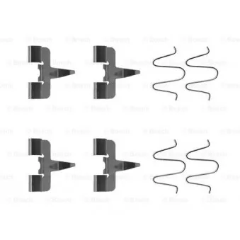 Kit d'accessoires, plaquette de frein à disque BOSCH 1 987 474 619