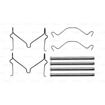 Kit d'accessoires, plaquette de frein à disque BOSCH 1 987 474 621