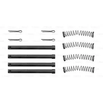 Kit d'accessoires, plaquette de frein à disque BOSCH 1 987 474 622