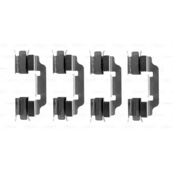Kit d'accessoires, plaquette de frein à disque BOSCH 1 987 474 645