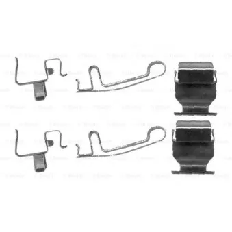 Kit d'accessoires, plaquette de frein à disque BOSCH 1 987 474 646