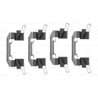 Kit d'accessoires, plaquette de frein à disque BOSCH 1 987 474 656
