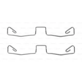 Kit d'accessoires, plaquette de frein à disque BOSCH 1 987 474 658