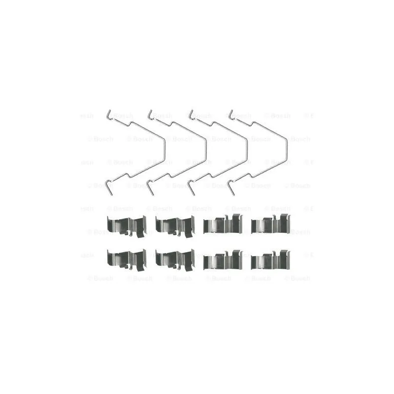 Kit d'accessoires, plaquette de frein à disque BOSCH 1 987 474 666