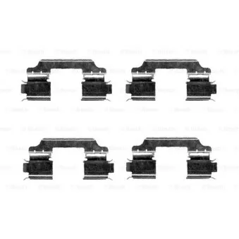 Kit d'accessoires, plaquette de frein à disque BOSCH 1 987 474 667