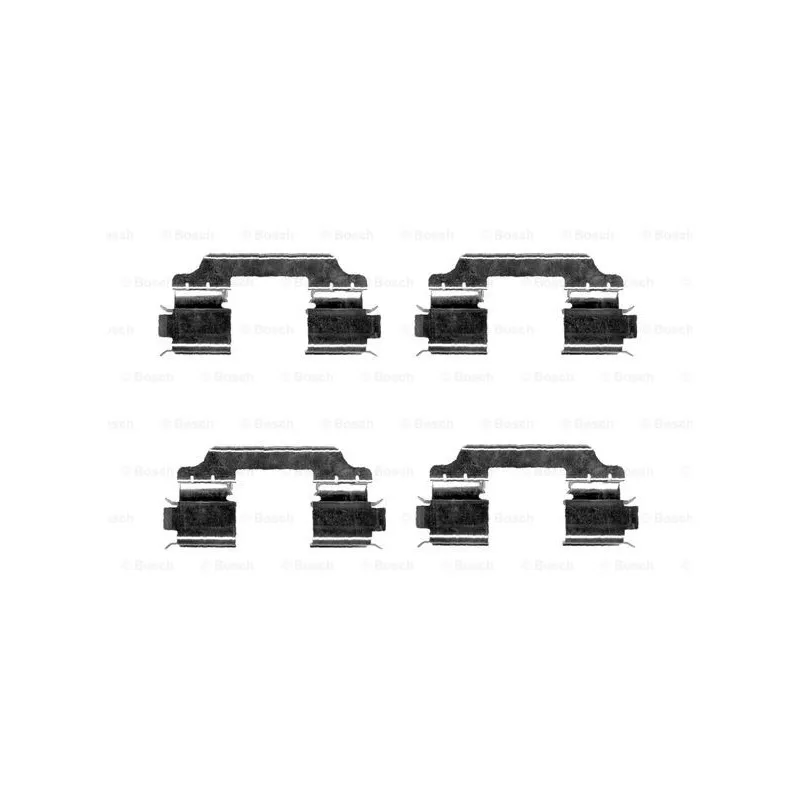 Kit d'accessoires, plaquette de frein à disque BOSCH 1 987 474 667