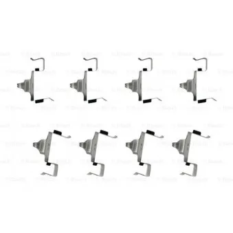 Kit d'accessoires, plaquette de frein à disque BOSCH 1 987 474 695