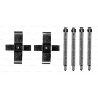 Kit d'accessoires, plaquette de frein à disque BOSCH 1 987 474 704
