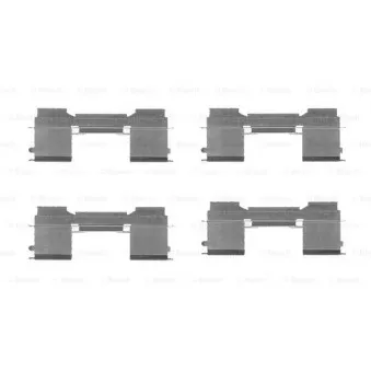 Kit d'accessoires, plaquette de frein à disque BOSCH 1 987 474 711