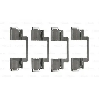 Kit d'accessoires, plaquette de frein à disque BOSCH 1 987 474 736