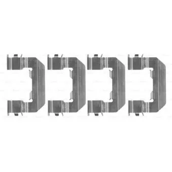 Kit d'accessoires, plaquette de frein à disque BOSCH 1 987 474 757