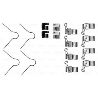 Kit d'accessoires, plaquette de frein à disque BOSCH 1 987 474 763