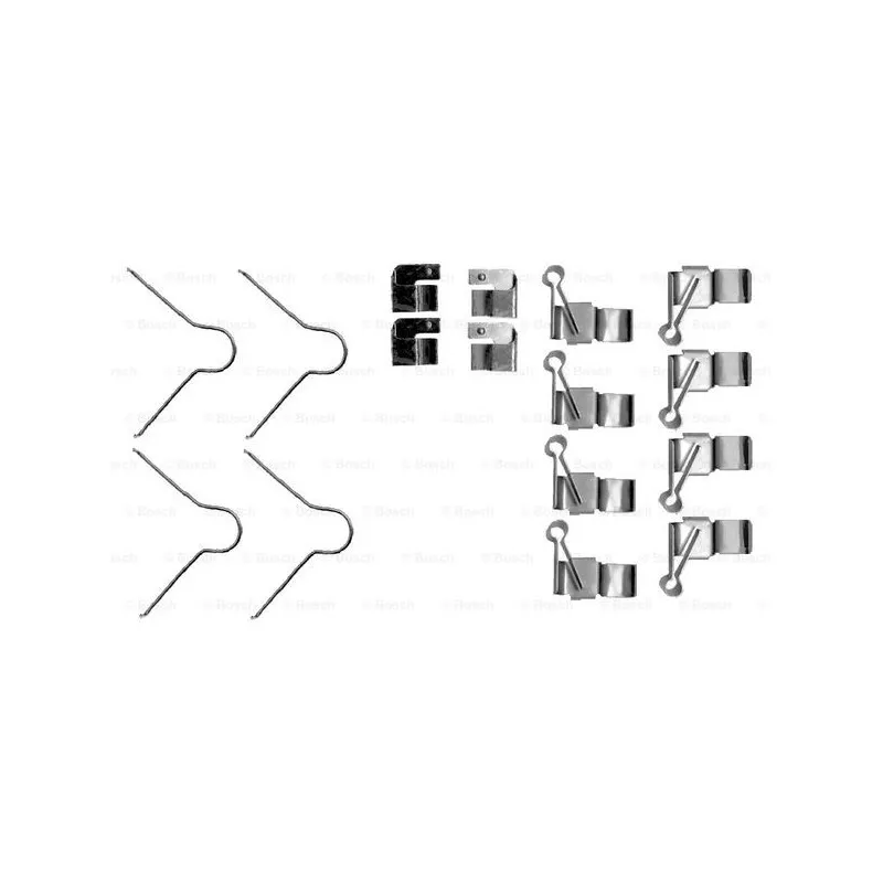 Kit d'accessoires, plaquette de frein à disque BOSCH 1 987 474 763