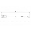 Contact d'avertissement, usure des plaquettes de frein BOSCH 1 987 474 924 - Visuel 1
