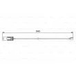Contact d'avertissement, usure des plaquettes de frein BOSCH 1 987 474 956 - Visuel 1