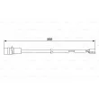 Contact d'avertissement, usure des plaquettes de frein BOSCH 1 987 474 985 - Visuel 1