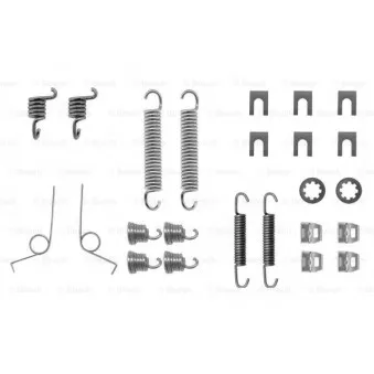 Kit d'accessoires, mâchoire de frein BOSCH 1 987 475 030