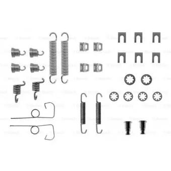 Kit d'accessoires, mâchoire de frein BOSCH 1 987 475 086