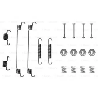 Kit d'accessoires, mâchoire de frein BOSCH 1 987 475 101