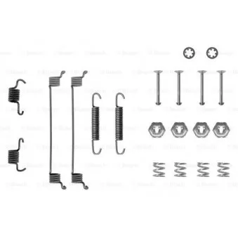 Kit d'accessoires, mâchoire de frein BOSCH 1 987 475 116