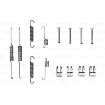 Kit d'accessoires, mâchoire de frein BOSCH 1 987 475 118
