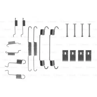 Kit d'accessoires, mâchoire de frein BOSCH 1 987 475 123