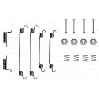 Kit d'accessoires, mâchoire de frein BOSCH 1 987 475 125