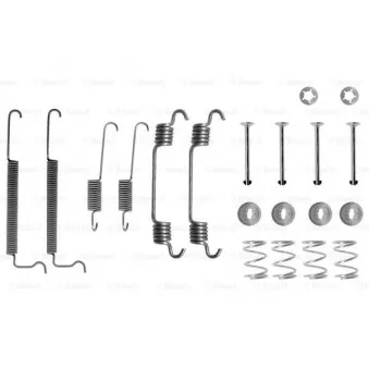 Kit d'accessoires, mâchoire de frein BOSCH