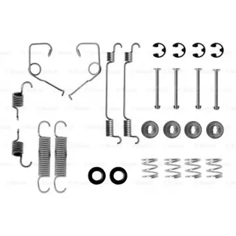 Kit d'accessoires, mâchoire de frein BOSCH 1 987 475 139