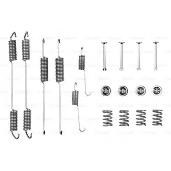 Kit d'accessoires, mâchoire de frein BOSCH 1 987 475 150