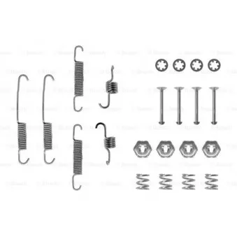 Kit d'accessoires, mâchoire de frein BOSCH 1 987 475 161