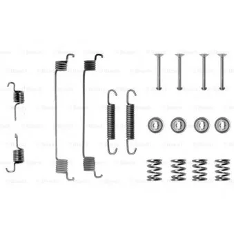 Kit d'accessoires, mâchoire de frein BOSCH 1 987 475 162