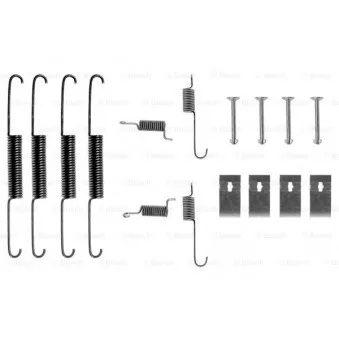 Kit d'accessoires, mâchoire de frein BOSCH 1 987 475 168