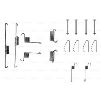 Kit d'accessoires, mâchoire de frein BOSCH 1 987 475 170