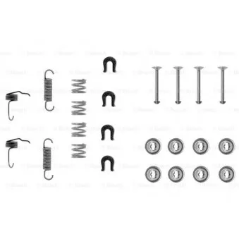 Kit d'accessoires, mâchoire de frein BOSCH 1 987 475 174