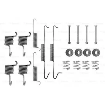 Kit d'accessoires, mâchoire de frein BOSCH 1 987 475 178