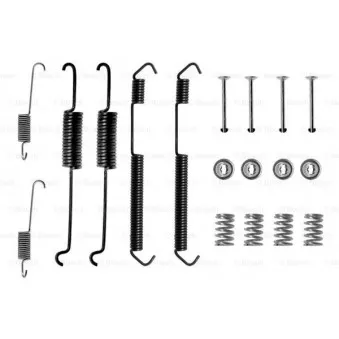 Kit d'accessoires, mâchoire de frein BOSCH 1 987 475 214