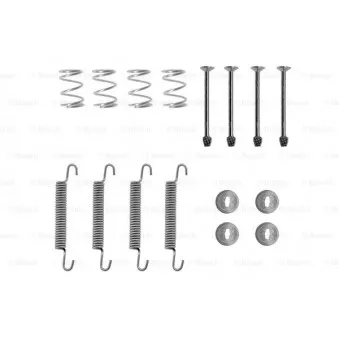 Kit d'accessoires, mâchoires de frein de stationnement BOSCH 1 987 475 240