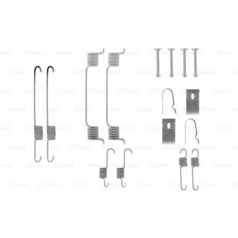 Kit d'accessoires, mâchoire de frein BOSCH 1 987 475 245