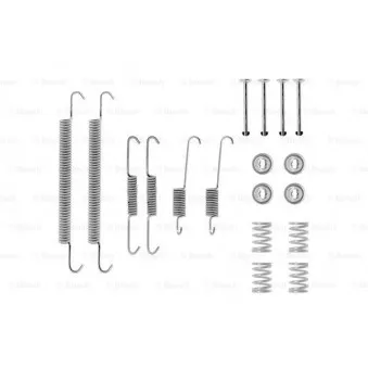 Kit d'accessoires, mâchoire de frein BOSCH 1 987 475 257
