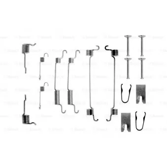 Kit d'accessoires, mâchoire de frein BOSCH 1 987 475 259